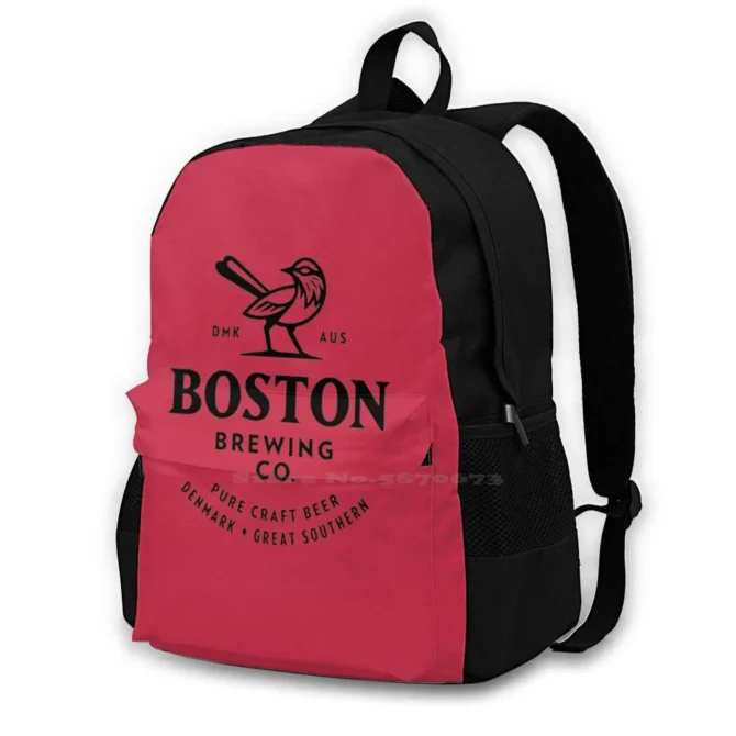 Boston Brewing Company-Beer Backpacks For School Teenagers Girls Travel Bags Surf Surfs Up Surfing Boston Massachusetts New