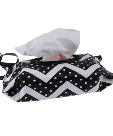 EVA Baby Wet Wipe Pouch Snap-Strap Refillable Wet Wipes Bag Flip Cover Tissue Box Outdoor Useful Baby Stroller Accessory