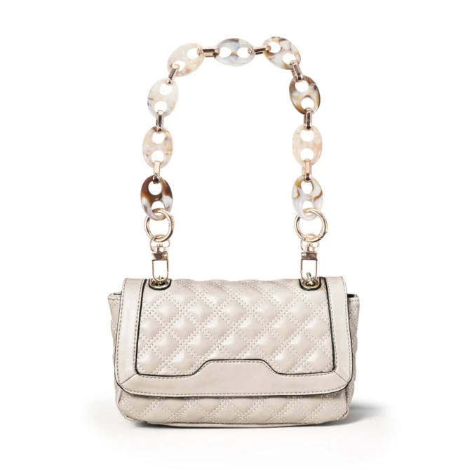Cross Body Bag Decoration Chain Acrylic Strap DIY Accessory Shoulder Bags Beige Handbag Replacements Straps