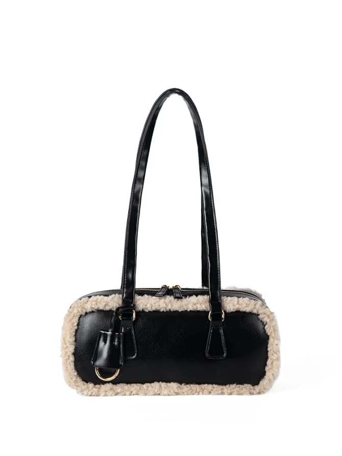 Vintage PU Leather Shoulder Bags for Women 2024 Autumn Winter Brown Handbags Female Daily Out Big Tote Bag
