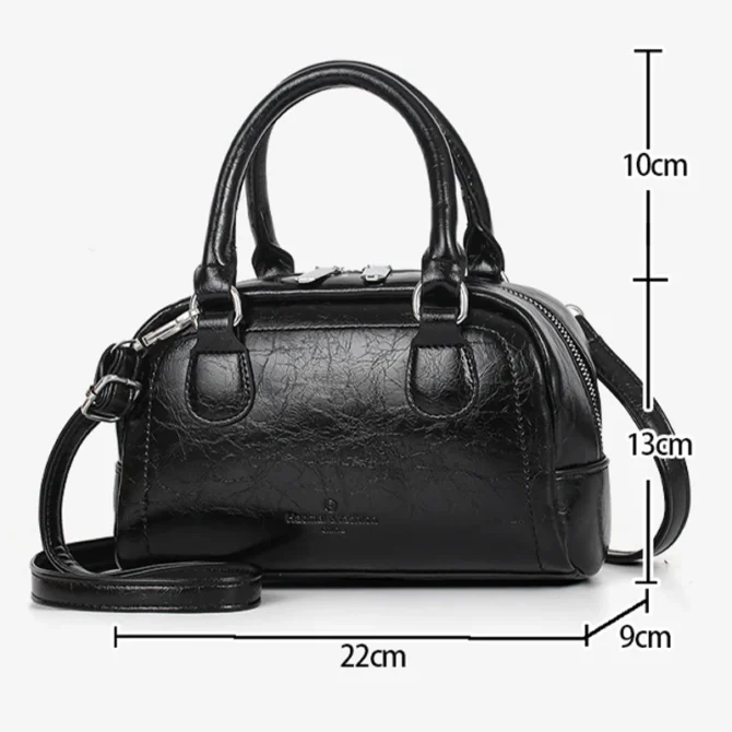 Trend Boston Bag Handbags For Women Crossbody Shoulder Bags Leather Lady Top-handle Bag Fashion Luxury Brand Satchel Tote