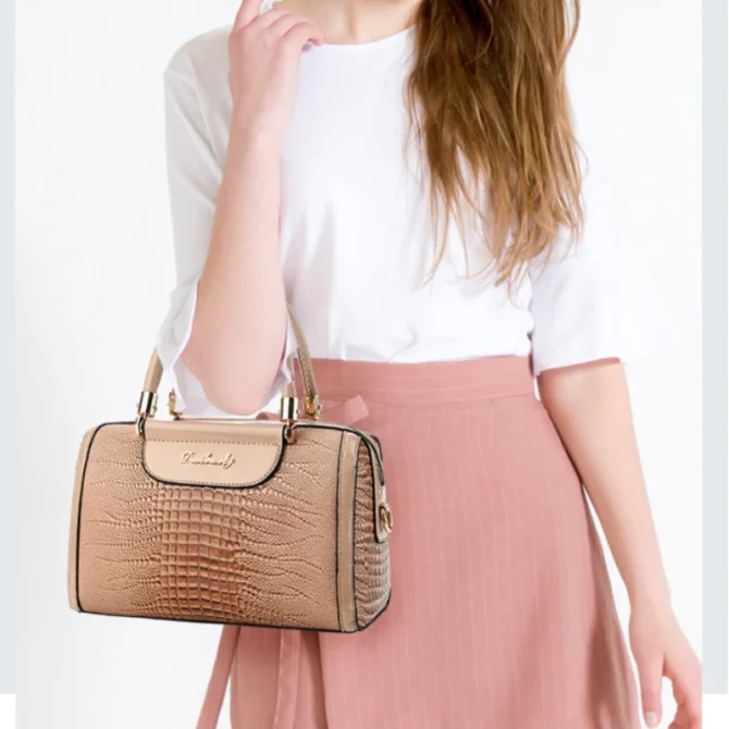 Vintage Trendy Boston Pillow Bags Ladies Shoulder Crossbody Bags High Quality Luxury Purses and Handbags Design Women Bags