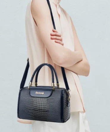 Vintage Trendy Boston Pillow Bags Ladies Shoulder Crossbody Bags High Quality Luxury Purses and Handbags Design Women Bags