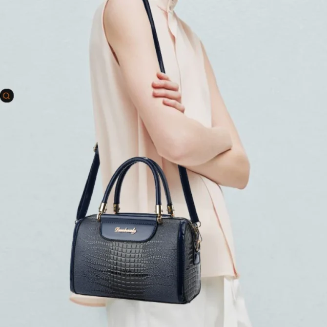 Vintage Trendy Boston Pillow Bags Ladies Shoulder Crossbody Bags High Quality Luxury Purses and Handbags Design Women Bags