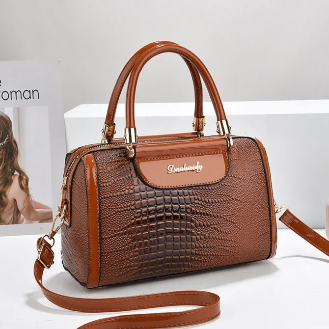 Vintage Trendy Boston Pillow Bags Ladies Shoulder Crossbody Bags High Quality Luxury Purses and Handbags Design Women Bags