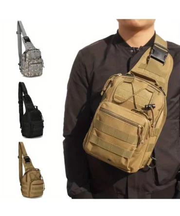 Versatile Tactical Sling Backpack Body Chest Bag Hiking Hunting Carry Bag