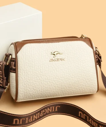 New Pillow Boston Bag Women's Soft Leather Luxury Ladies Handbag Large Capacity Fashion Versatile One Shoulder Crossbody Bag