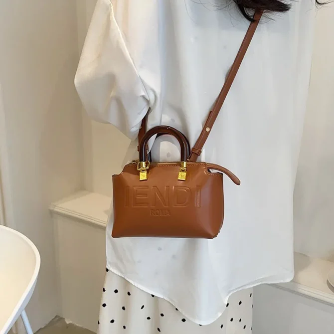 2025 Women's Structured Boston Bag Vintage Luxe Mini Shoulder/Crossbody Top Handle Office Commute Purse Professional Essentials