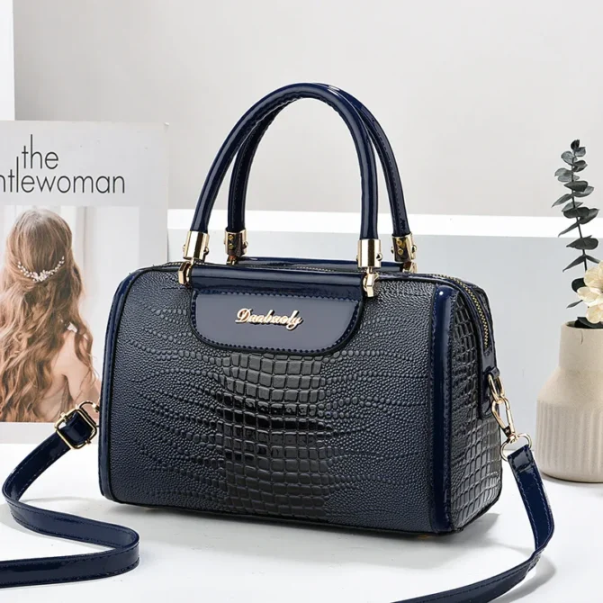 Vintage Trendy Boston Pillow Bags Ladies Shoulder Crossbody Bags High Quality Luxury Purses and Handbags Design Women Bags
