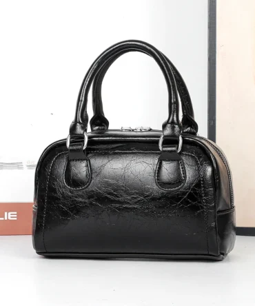 Trend Boston Bag Handbags For Women Crossbody Shoulder Bags Leather Lady Top-handle Bag Fashion Luxury Brand Satchel Tote