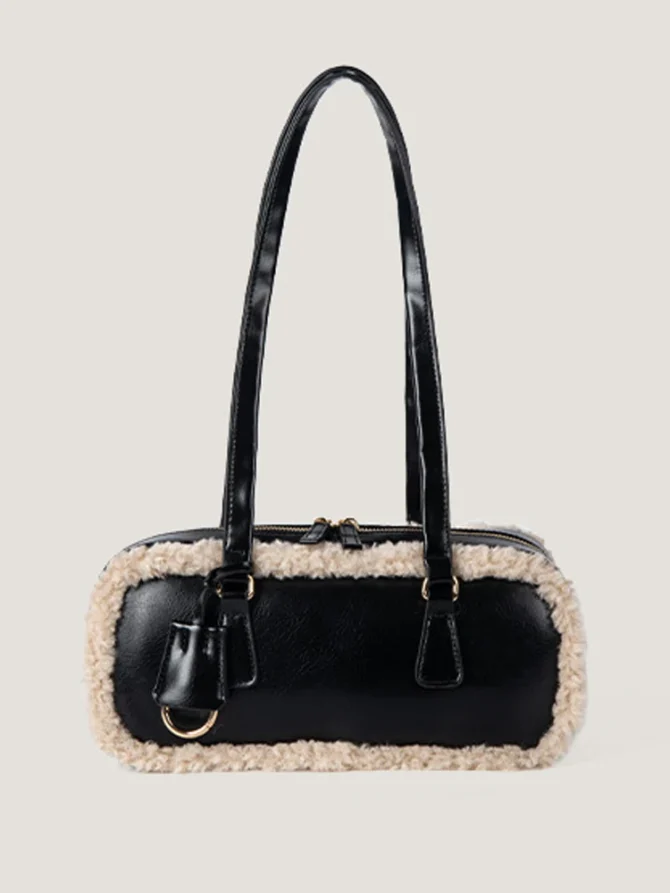 Vintage PU Leather Shoulder Bags for Women 2024 Autumn Winter Brown Handbags Female Daily Out Big Tote Bag