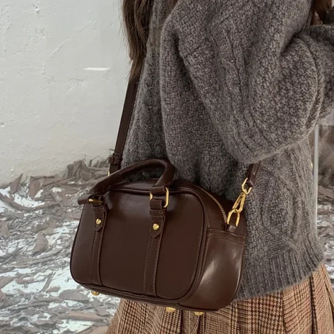 Vintage women handbag small PU Leather Shoulder Bags for female New Crossbody Bag Sac A Main bolsas lady totes hand bags