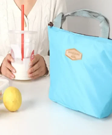 Women Portable Thermal Insulated Lunch Box Cooler Tote Food Bag for Work Kawaii