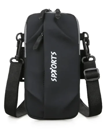 Rilibegan Men Chest Bag Mobile Phone Bags Waterproof Arm Bag Fashion Wrist Bags Running Mobile Phone Bag Arm Chest Bags