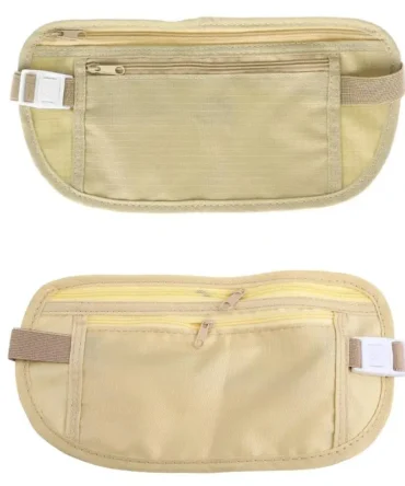 X90D Travel Wallet Money Waist Belt Bag Secret Security