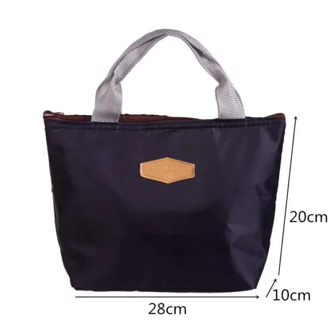Women Portable Thermal Insulated Lunch Box Cooler Tote Food Bag for Work Kawaii